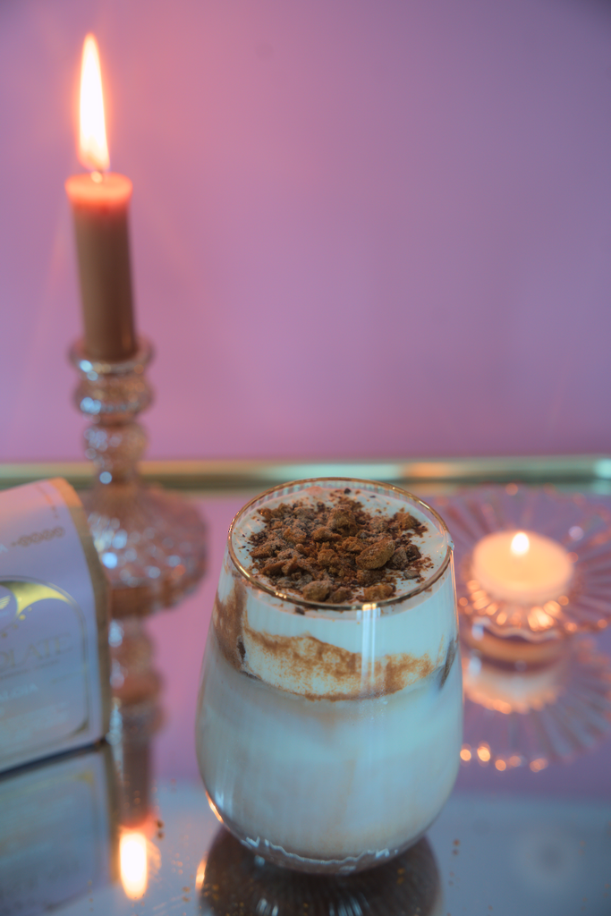 Iced Milo With Honeycomb Cream