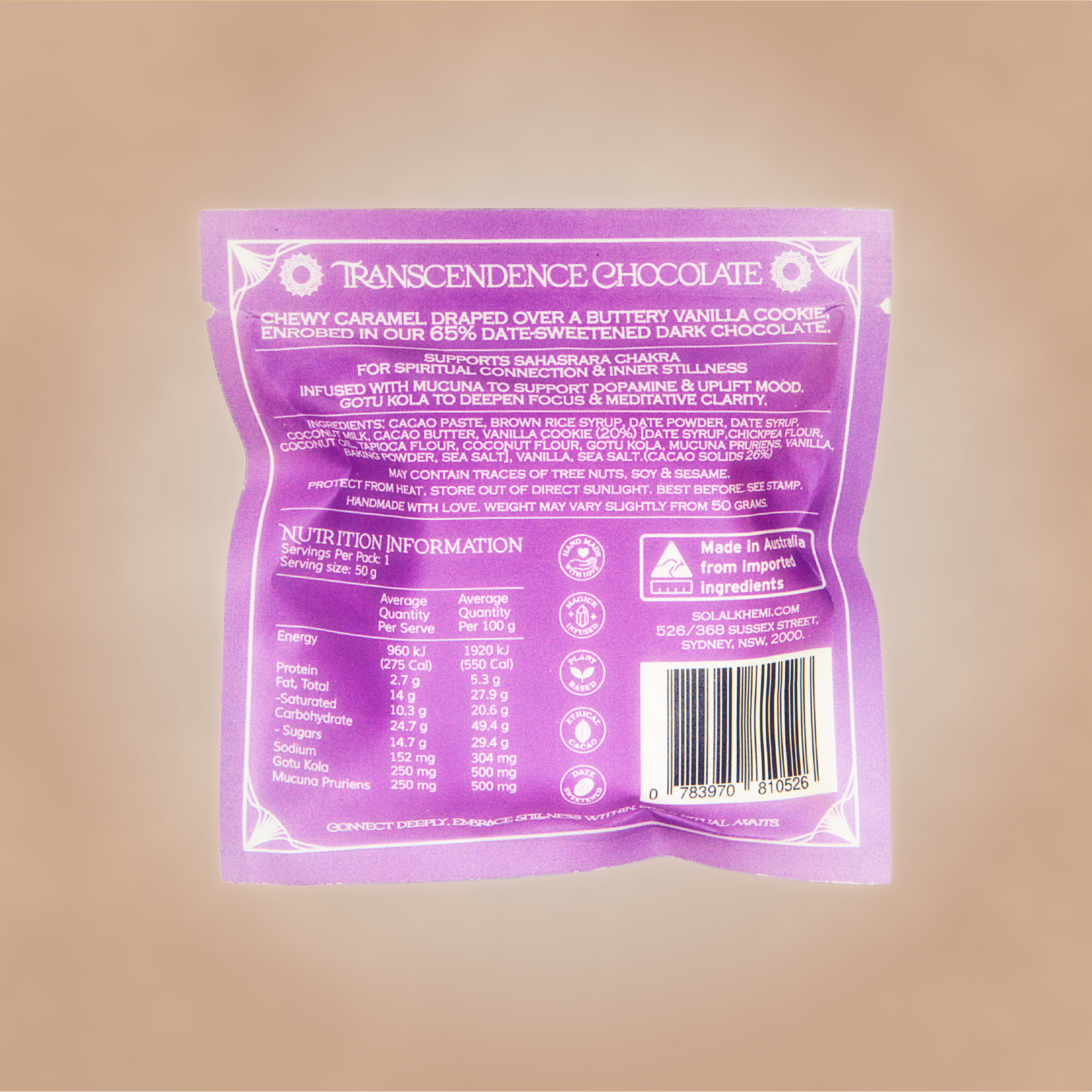 Transcendence Chocolate